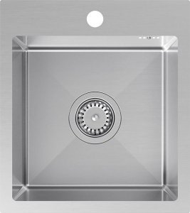 Zlewozmywak Quadron Zlewozmywak stalowy LUKE 90 Nikiel szczotkowany 2