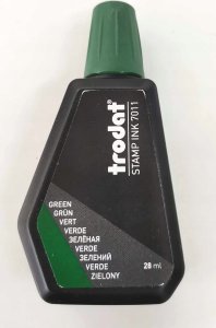 Trodat Farba do stemplowania zielony 28ML 7011/SB 3