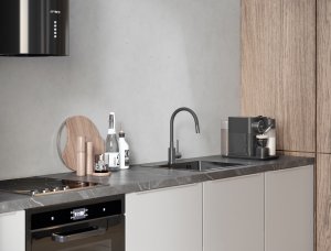 Zlewozmywak Quadron Zlewozmywak stalowy LUKE 90 czarny 6