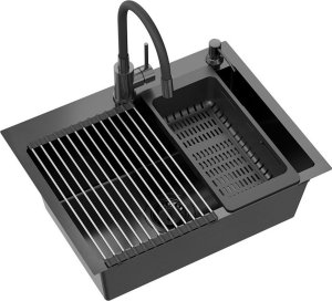 Zlewozmywak Quadron Zlewozmywak stalowy LUKE 110 WORKSTATION Czarny 3