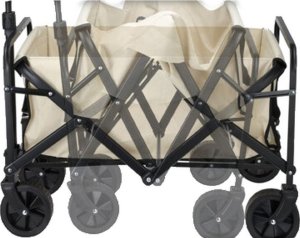 Redcliffs WÓZEK TURYSTYCZNO PLAŻOWY SKŁADANY 75X52X48CM Z UCHWYTEM REDCLIFFS 3