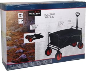 Redcliffs WÓZEK TURYSTYCZNO PLAŻOWY SKŁADANY 87X54X59CM Z UCHWYTEM REDCLIFFS 4
