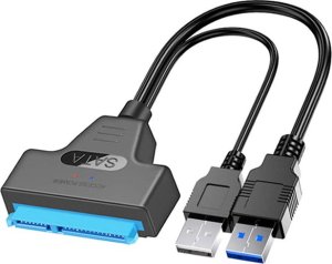 Adapter USB SwiatKabli Adapter USB 3.0 do dysków 2,5"/3,5" SATA + zasilanie 1