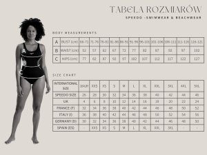 Speedo Damski Strój kąpielowy ALOV DIGI TIEBK 1PC AF 4