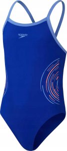 Speedo Dziecięcy Strój kąpielowy PLMT PT TSTRP MSCLBCK 1PC JF 1