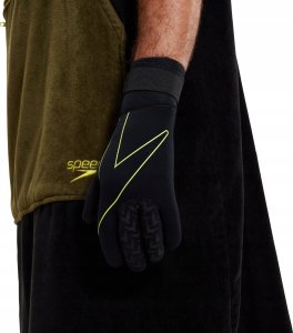 Speedo Rękawice do pływania, czarne r. M (8-00364716978) 2