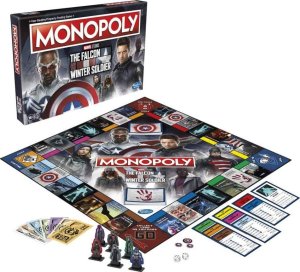 Hasbro Monopoly Marvel Falcon Winter Soldier gra planszowa JĘZ ANG. KOLEKCJONERSKA 1