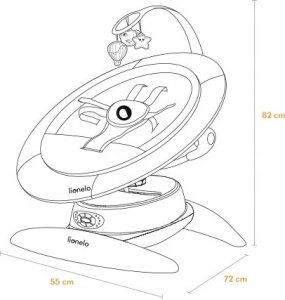 Lionelo Gultukas-sūpynės Mell, beige 24