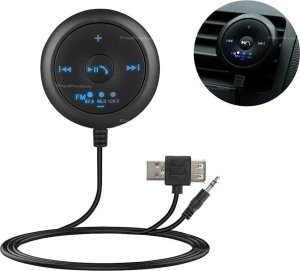 Adapter bluetooth SwiatKabli Transmiter Nadajnik FM Odbiornik Bluetooth USB Jack Zestaw Głośnomówiący SD 1