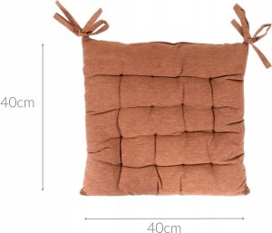 Home Styling Collection Kwadratowa poduszka na krzesło, 40 x 40 cm 3