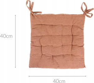 Home Styling Collection Kwadratowa poduszka na krzesło, 40 x 40 cm 3