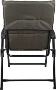 Saska Garden KRZESŁO OGRODOWE SKŁADANE 59X66X45/90CM Z PODUSZKĄ SZARE 3