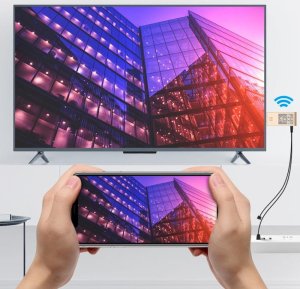 Adapter USB SwiatKabli Przystawka do telewizora WiFi z AnyCast MiraCast AirPlay DLNA 4