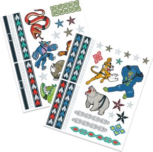 SES Creative SES Tatuaże dla dzieci Wojow. zwierząt 14287 42872 2
