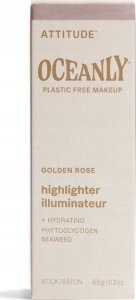 Attitude Attitude Oceanly, Rozświetlacz w sztyfcie, Golden Rose, 8,5 g 2