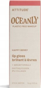 Attitude Attitude Oceanly, Błyszczyk do ust, Happy Berry, 3,4 g 2