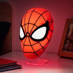 Paladone PALADONE Lampka Marvel Spiderman maska ścienno-biurkowa (wysokość: 15 cm) 5