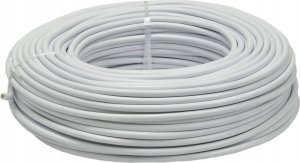 OWY Przewód OWY 3X4mm2 krążek 100mb giętki okrągły biały 300/500V H05VV-F 4