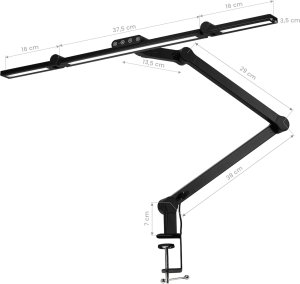 Lampa do paznokci Activeshop Lampa zabiegowa do manicure Glow L03 do blatu czarna 9
