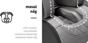 Activeshop Sakura fotel masujący Classic 305 Szary 22