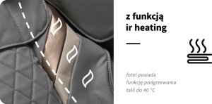 Activeshop Sakura fotel masujący Classic 305 Szary 24