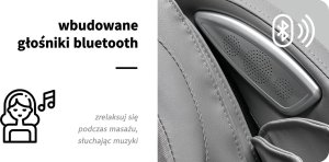 Activeshop Sakura fotel masujący Classic 305 Szary 25