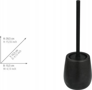 Wenko Szczotka WC z ceramicznym pojemnikiem NERNO, Ø 10,5 cm 2