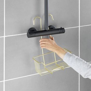 Koszyk prysznicowy Wenko Koszyk łazienkowy MILO, do montażu na baterii wannowej 4