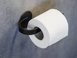 Wenko Aluminiowy uchwyt na papier BIVIO, montaż bez wiercenia 2