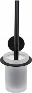 Wenko Pojemnik na szczotkę WC ze szkła BIVIO, montaż bez wiercenia 3