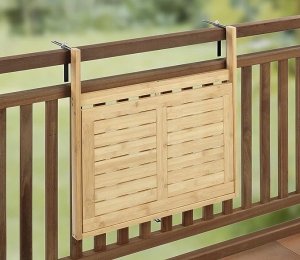 Wenko Składany stolik balkonowy na barierkę WAIKIKI 4