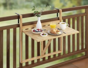 Wenko Składany stolik balkonowy na barierkę WAIKIKI 6