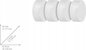 Wenko Wkłady do pochłaniacza wilgoci PRISMA, 4 x 500 g 2