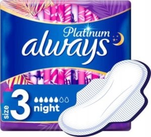 Procter & Gamble Always Platinum podpaski ze skrzydełkami 6 sztuk ultra night 1