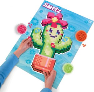 Qelements Puzzle 750 Pixelki Jixelz U¶miechnięte kaktusy 2