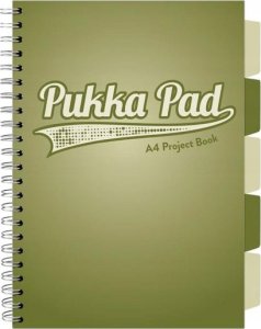 Pukka Pad Project Book Olive A4/100K kratka oliwkowy (3szt) 1