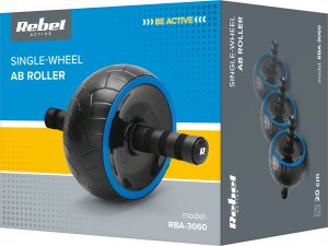 Rebel Active Kółko pojedyńcze, roller do ćwiczeń mięśni brzucha AB Wheel AB-1 (RBA-3060) 6