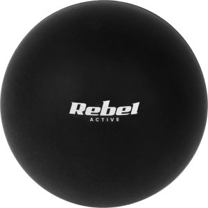 Rebel Piłka do masażu 6.25cm, kolor czarny, materiał silikon, ACTIVE 2