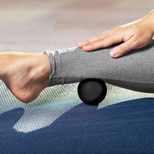 Rebel Piłka do masażu 6.25cm, kolor czarny, materiał silikon, ACTIVE 5