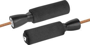 Skakanka sportowa Rebel Skakanka bokserska skórzana z rączką z pianki i metalowym łożyskiem 2.8m regulowana, REBEL ACTIVE 5