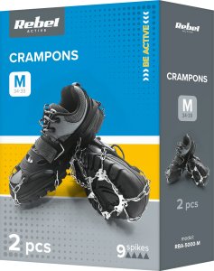 Rebel Raczki z kolcami  na buty turystyczne, rozmiar M ( 36 - 40 ) , REBEL ACTIVE 3