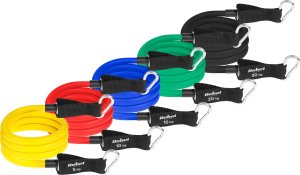 Rebel Zestaw gum oporowych do ćwiczeń  - Power Tube Set , 5-30 kg, 5 gumy,  REBEL ACTIVE 2