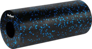 Rebel Active Zestaw wałek do masażu, roller, piłka, duoball, 3 elementy, kolor czarno-niebieski, materiał EPP, Active 2