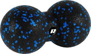 Rebel Active Zestaw wałek do masażu, roller, piłka, duoball, 3 elementy, kolor czarno-niebieski, materiał EPP, Active 5