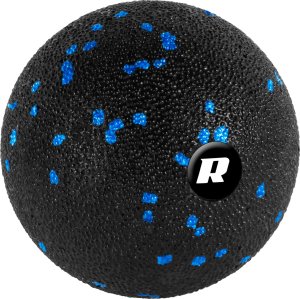 Rebel Active Zestaw wałek do masażu, roller, piłka, duoball, 3 elementy, kolor czarno-niebieski, materiał EPP, Active 6