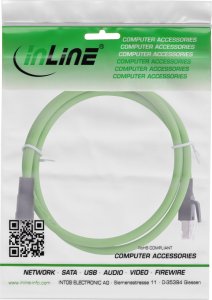 InLine InLine® Industrial network cable, M12 8-pin X-coded to RJ45 plug, Cat.6A PUR 3m 2