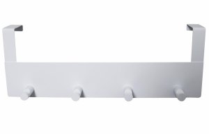 Home It Dørknagerække - 4 knager - Mat hvid 2