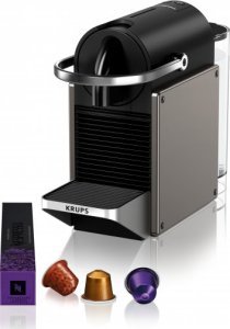 Ekspres na kapsułki Krups XN 306 T Nespresso Pixie titan 1