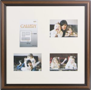 Ramka Victoria Collection Photo frame Ema Gallery 40x40/4/10x15 brown (VF3969) 4741326210891 1