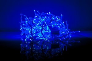 Dekoracja świąteczna iLike iLike LED Rain RS-100 100LED 5m Blue 1